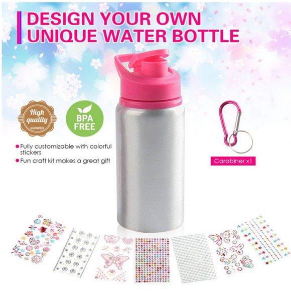 DIY Rhinestone Decorate Your Own Water Bottle - Picture 4 of 7